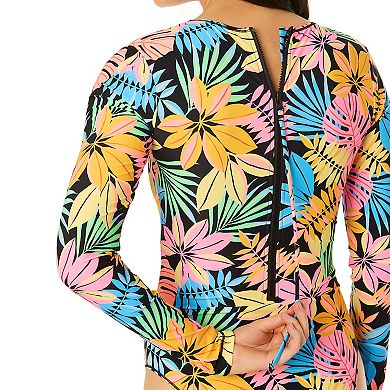 Juniors' Hurley Kauai Walk Zip Back Surf Suit with Moderate Coverage