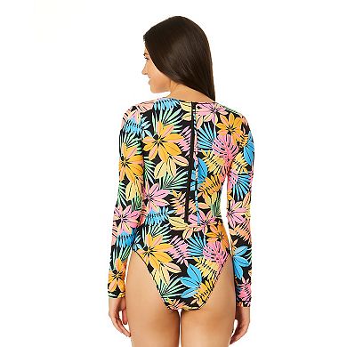 Juniors' Hurley Kauai Walk Zip Back Surf Suit with Moderate Coverage