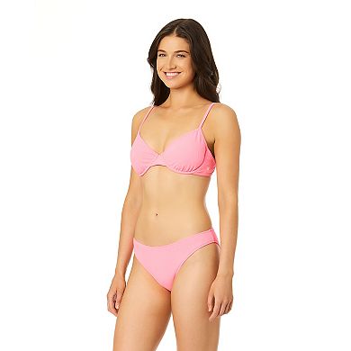 Juniors' Hurley Hibiscus Scrunch Underwire Swim Top