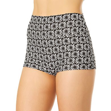 Juniors' Hurley Daisy Grid Rib Swim Bottoms