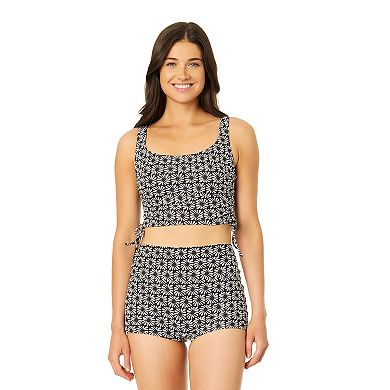 Juniors' Hurley Daisy Grid Rib Swim Bottoms