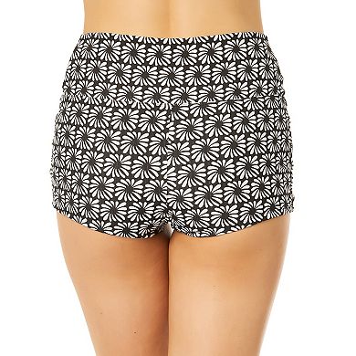 Juniors' Hurley Daisy Grid Rib Swim Bottoms