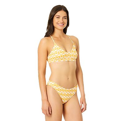 Juniors' Hurley Ogee Jacquard Scoop Front Adjustable Swim Top
