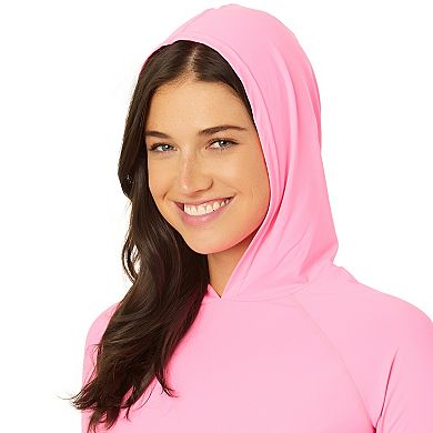 Juniors' Hurley Long Sleeve Hoodie Swim Top