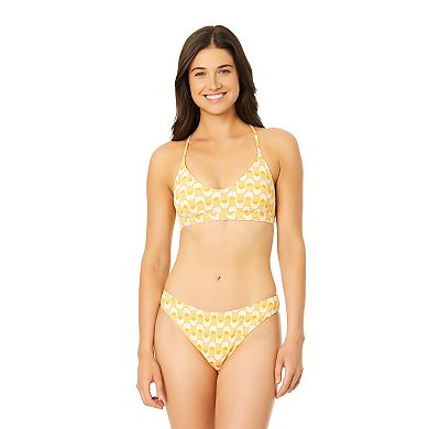 Juniors' Hurley Jacquard Cheeky Scoop Swim Bottoms