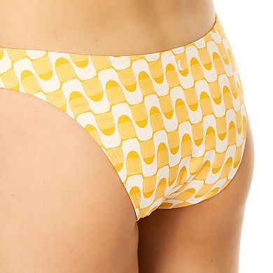 Juniors' Hurley Jacquard Cheeky Scoop Swim Bottoms