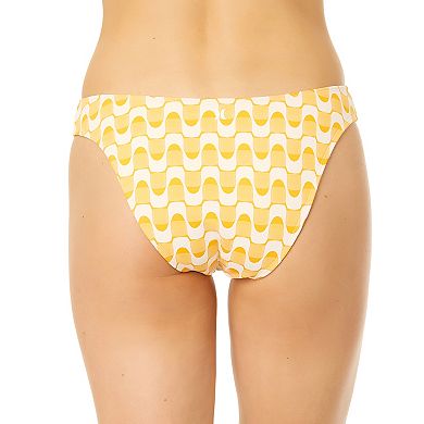 Juniors' Hurley Jacquard Cheeky Scoop Swim Bottoms