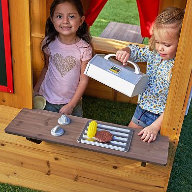 KidKraft Modern Outdoor Wooden Playhouse