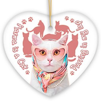 Karma is a Cat Funny Ornament, Christmas Gift for Cat Lovers