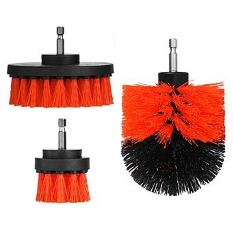 3 pc Drill Brush Set, Power Scrubber Cleaning Brushes for Car, Carpet, Wall, Tile & Tub