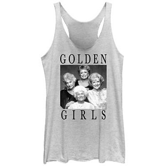 Juniors' Golden Girls Portrait Racerback Tank Top
