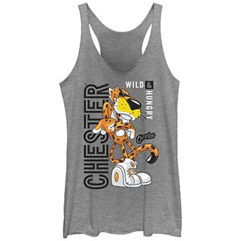 Juniors' Cheetos Chester Wild And Hungry Racerback Tank Top
