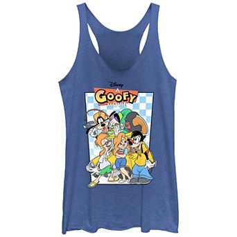 Disney's A Goofy Movie VHS Cover Juniors' Racerback Tank Top