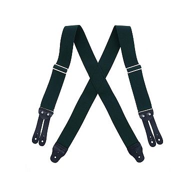 Welch Men's Big & Tall Elastic Button End Work Suspenders