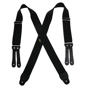 Men's Big & Tall Elastic Button End Work Suspenders
