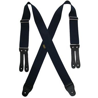 Men's Big & Tall Elastic Button End Work Suspenders