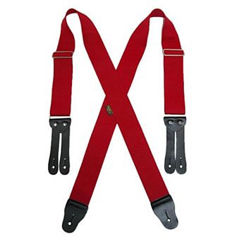 Men's Big & Tall Elastic Button End Work Suspenders
