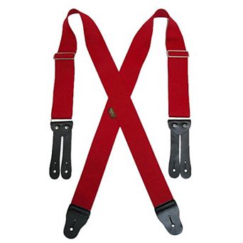 Men's Big & Tall Elastic Button End Work Suspenders