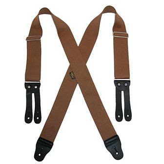 Men's Big & Tall Elastic Button End Work Suspenders