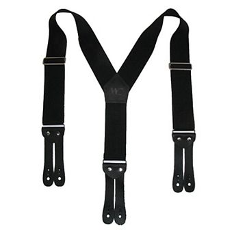 Men's Elastic Button-end Y-back 2 Inch Work Suspenders