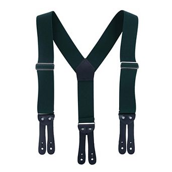 Men's Elastic Button-end Y-back 2 Inch Work Suspenders