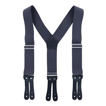 Men's Elastic Button-end Y-back 2 Inch Work Suspenders