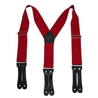 Men's Elastic Button-end Y-back 2 Inch Work Suspenders