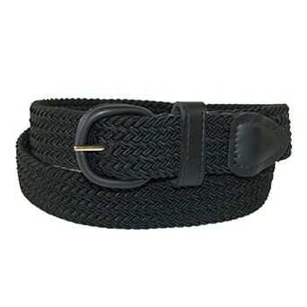 Hickory Creek Men's Elastic Braided Belt With Covered Buckle
