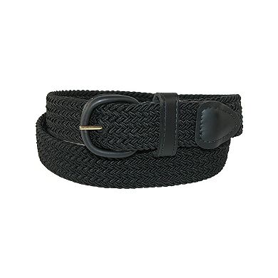 Hickory Creek Men's Elastic Braided Belt With Covered Buckle
