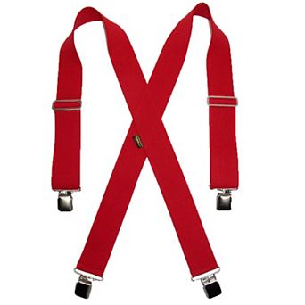 Men's Elastic Clip-end 2 Inch Work Suspenders