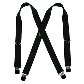 Men's Big & Tall Elastic Clip End Double Face Suspenders