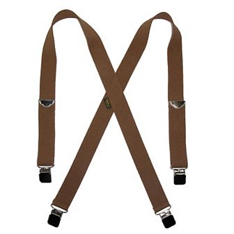 Men's Big & Tall Elastic Clip End Double Face Suspenders
