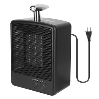1000W Portable Electric Space Heater Fan with Ceramic Heat, Timer & Safety Protection