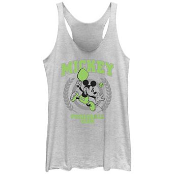 Disney's Mickey Mouse Pickleball Club Neon Juniors' Racerback Tank Top