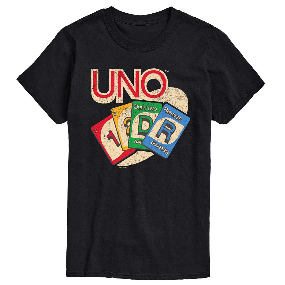 Men's UNO Card Spread Vintage Graphic Tee