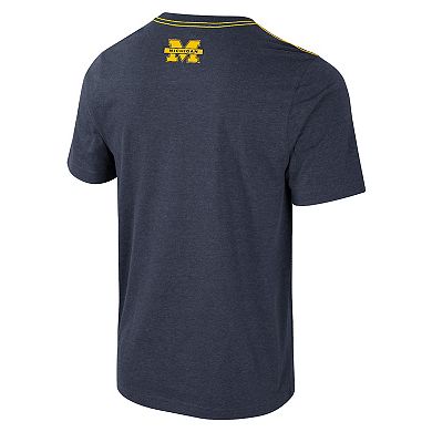 Men's Michigan Wolverines Dual Blend Graphic Tee