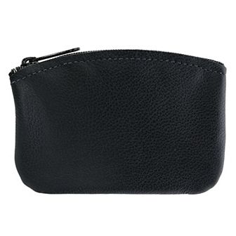 Leather Credit Card Pouch And Coin Holder