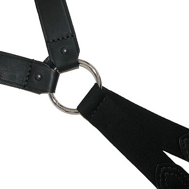 Leather Loop End Fireman Work Suspenders