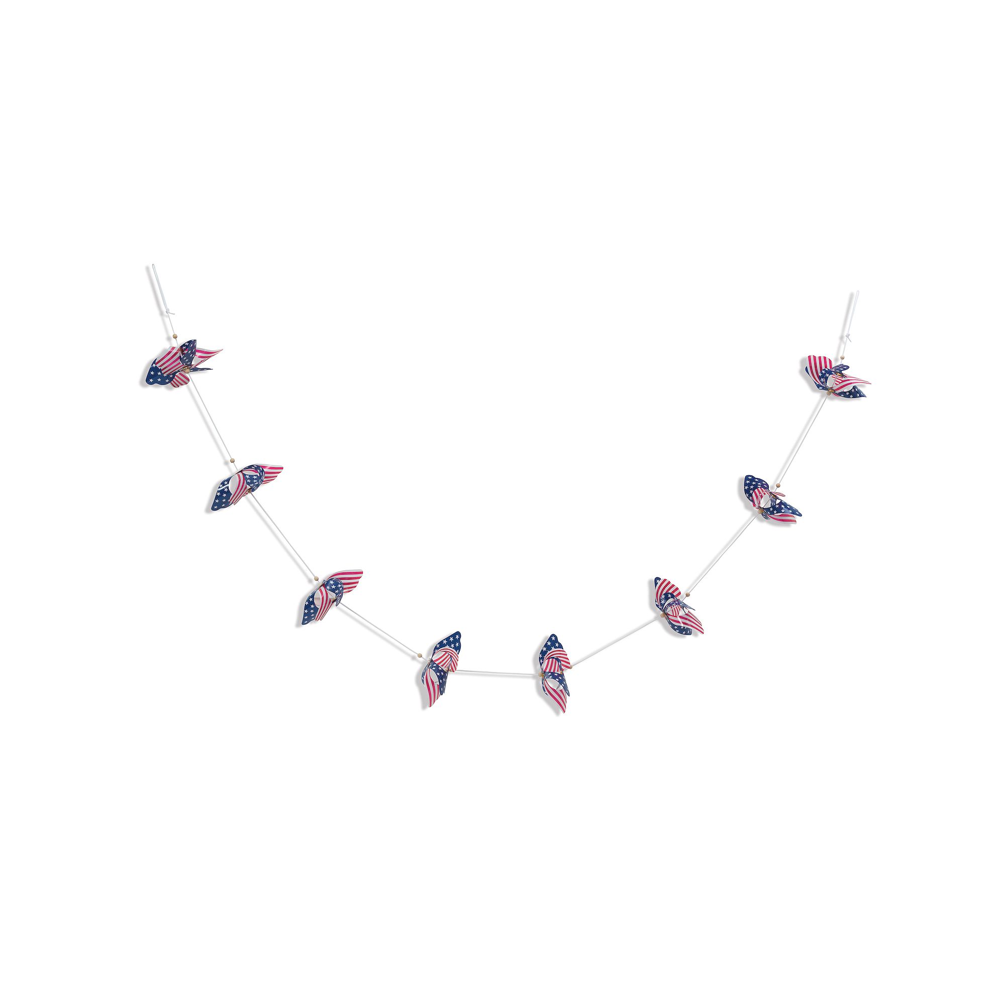 Celebrate Together™ Americana Pinwheel Spinner Garland, Color