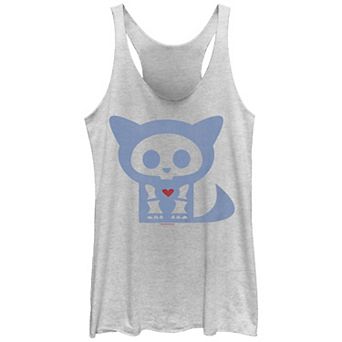 Juniors' Skelanimals Foxy Portrait Racerback Tank Top