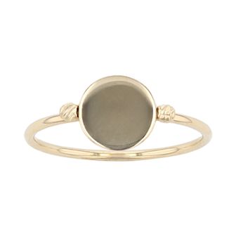 Karat Rush 14k Gold Disc Ring