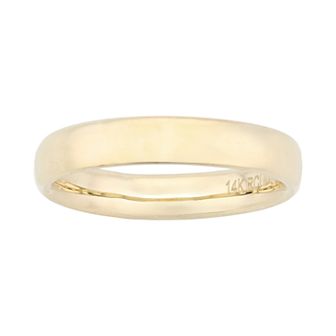 Karat Rush 14k Gold 4 mm Wedding Band