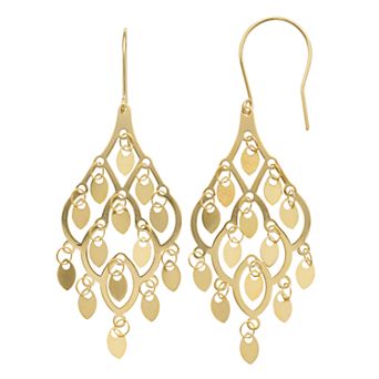 Karat Rush 10k Gold Chandelier Earrings