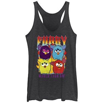 Juniors' Furby World Tour '98 Racerback Tank Top