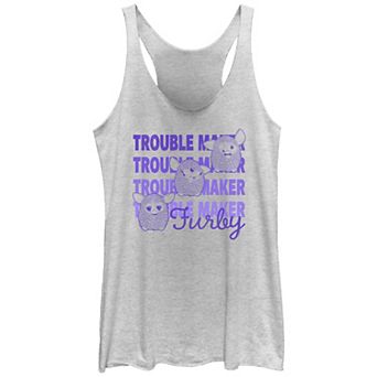 Juniors' Furby Trouble Maker Furley Racerback Tank Top