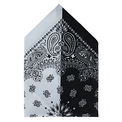 CTM Split Paisley Print Bandana (Pack of 5)