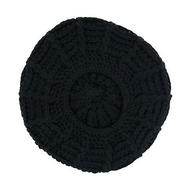 Angela & William Women's Knit Beret Hat