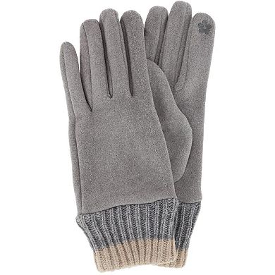 CTM Women's Knit Cuff Touchscreen Compatible Winter Gloves