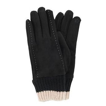 CTM Women's Knit Cuff Touchscreen Compatible Winter Gloves
