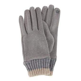 CTM Women's Knit Cuff Touchscreen Compatible Winter Gloves